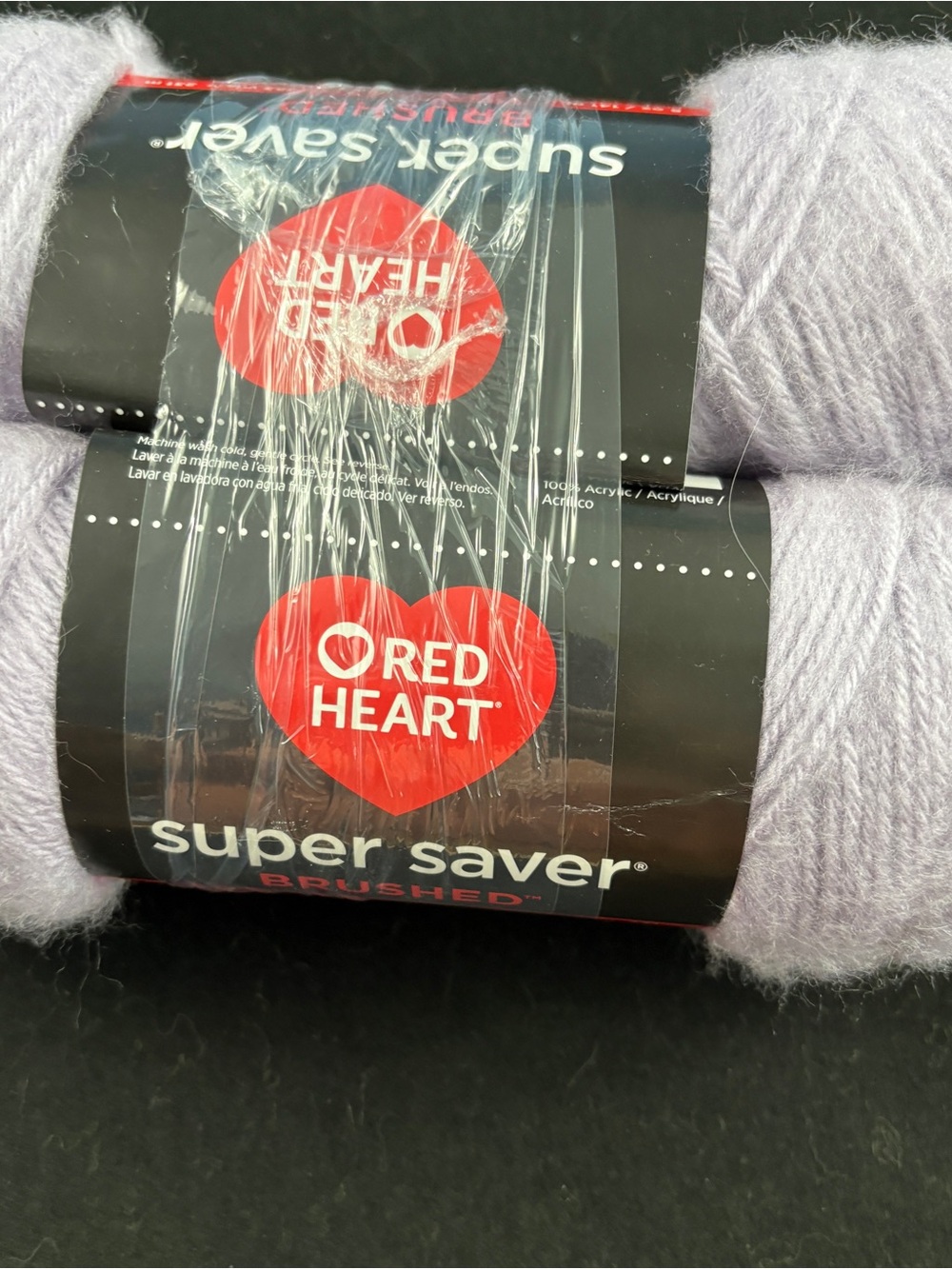 Red Heart Super Saver Brushed Yarn - Misty Blue